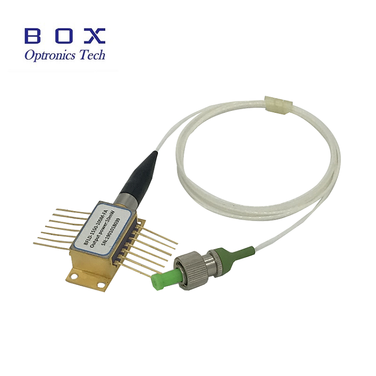 1550nm 50mW 100Khz Lățime de linie îngustă DFB Butterfly Laser Diode